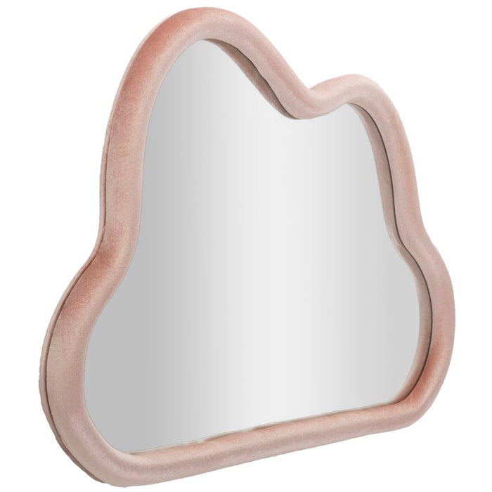 Mauro Ferretti Cloud Wandspiegel in roze fluweel