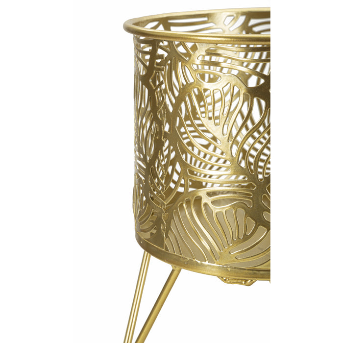 Mauro Ferretti Naty Set van 2 pothouders in goud metaal