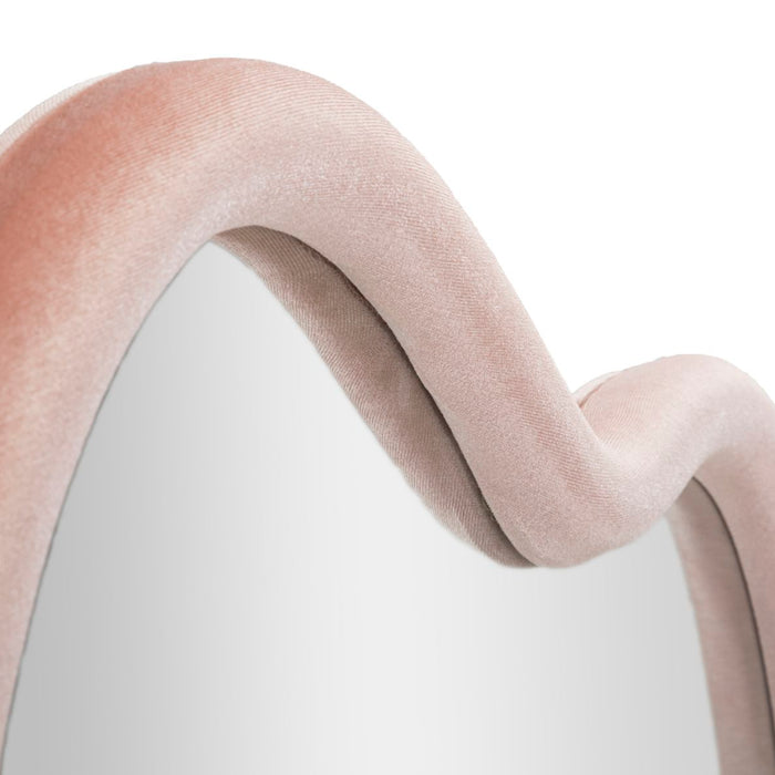 Mauro Ferretti Cloud Wandspiegel in roze fluweel