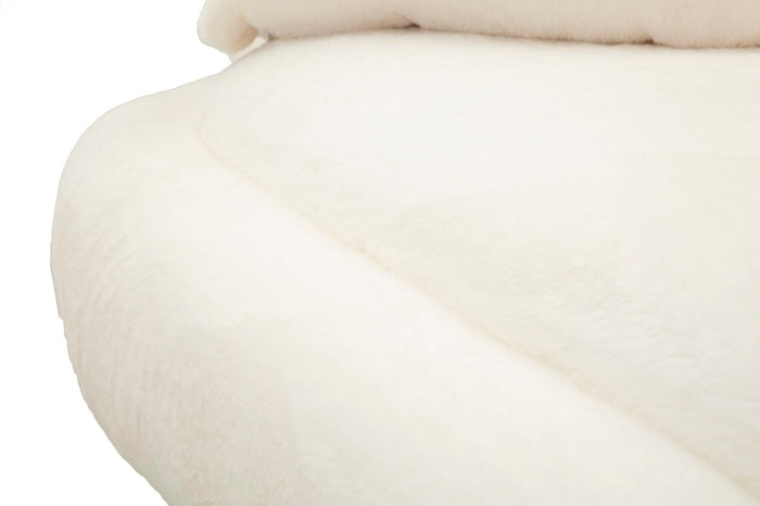 Mauro Ferretti Soffy Sofa 2 stoelen in metaal en witte stof