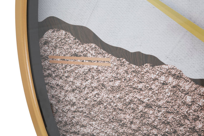 Mauro Ferretti Art Wandklok in veelkleurig metaal