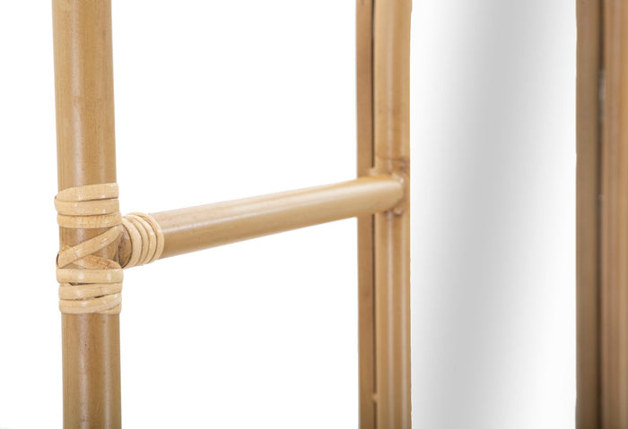 Mauro Ferretti Panama Vloerspiegel in bruin metaal