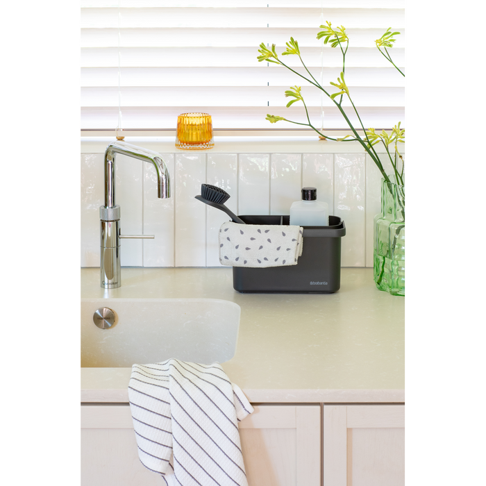 SinkSide aanrecht organiser met vaatdoekhouder - Dark Grey