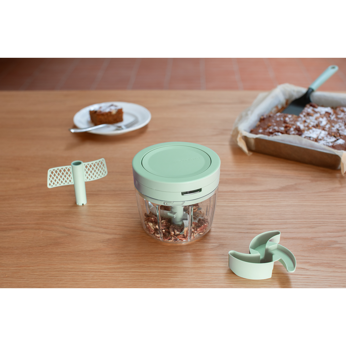 Brabantia Tasty+ Handmatige Hakmolen met Trekkoord - Jade Green