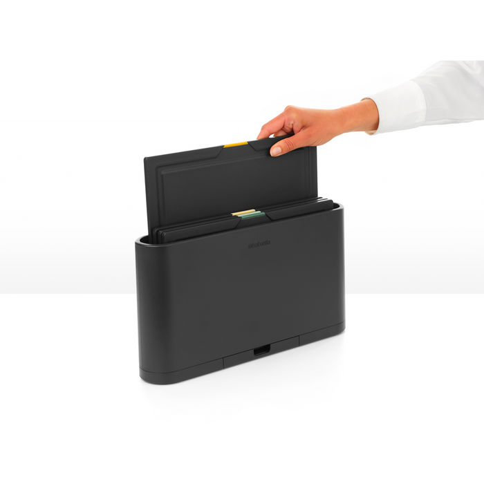 Tasty+ snijplankenset plus houder, 4-delig - Dark Grey