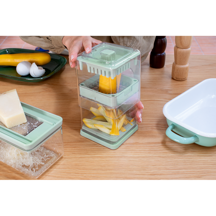 Tasty+ groentesnijder - Jade Green