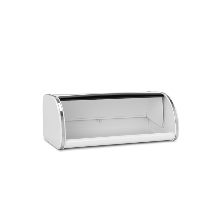 Broodtrommel met schuifdeksel - White