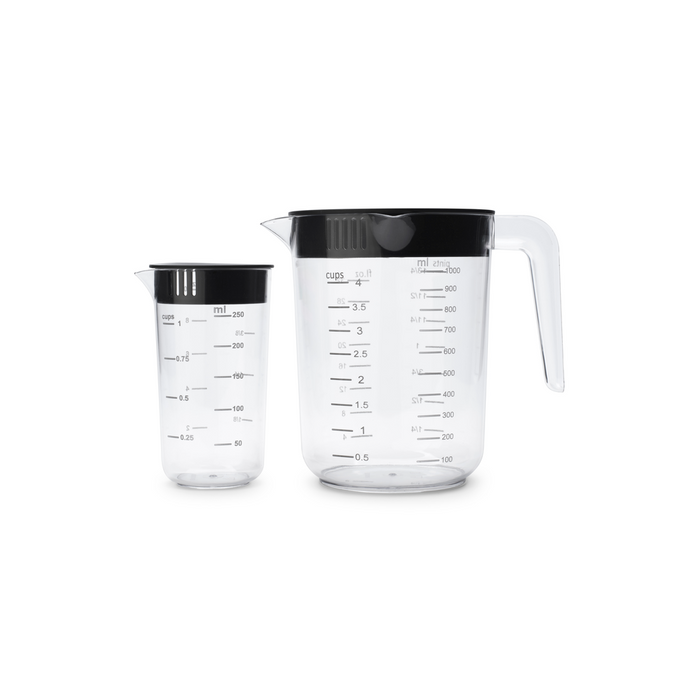 Tasty+ maatbeker set, 2-delig - Dark Grey