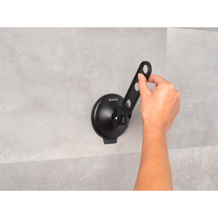 Inklapbare kledinghaak met zuignap - Black