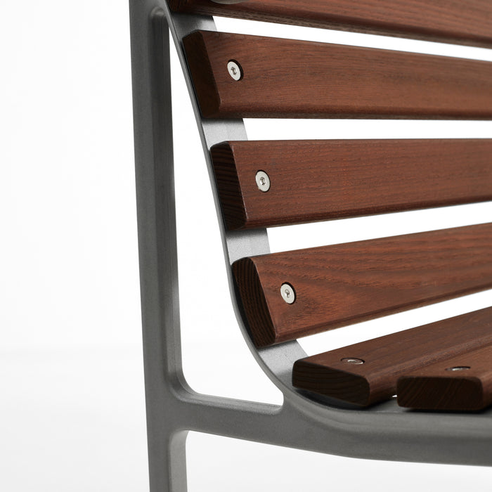 HAY Traverse Tuinbank 2,5-zits met Armleuning - Essenhout