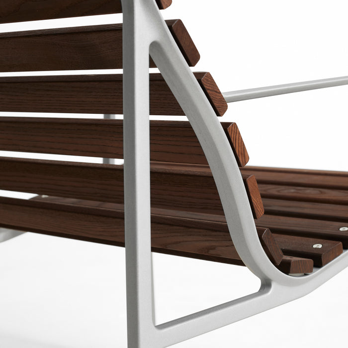 HAY Traverse Lounge Armstoel - Essenhout