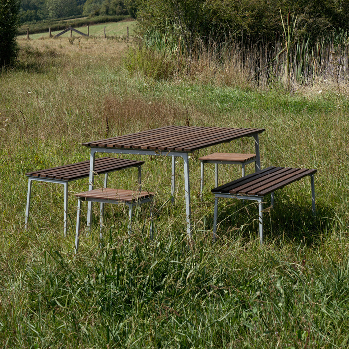 HAY Traverse Tuintafel 140 x 83 cm - Essenhout
