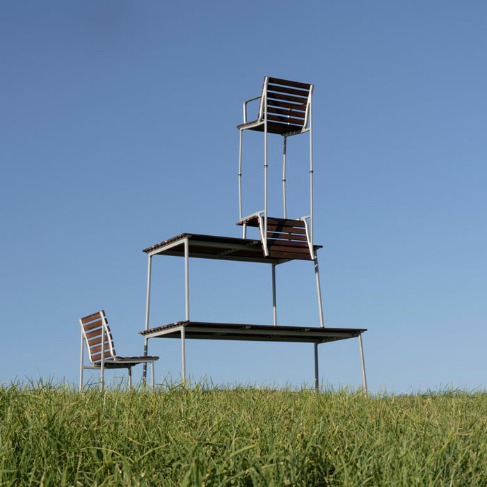 HAY Traverse Tuintafel 190 x 83 cm - Essenhout