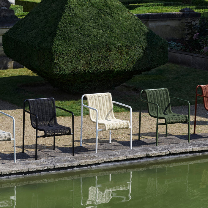 HAY Palissade Cord Tuinstoel - Crème Wit