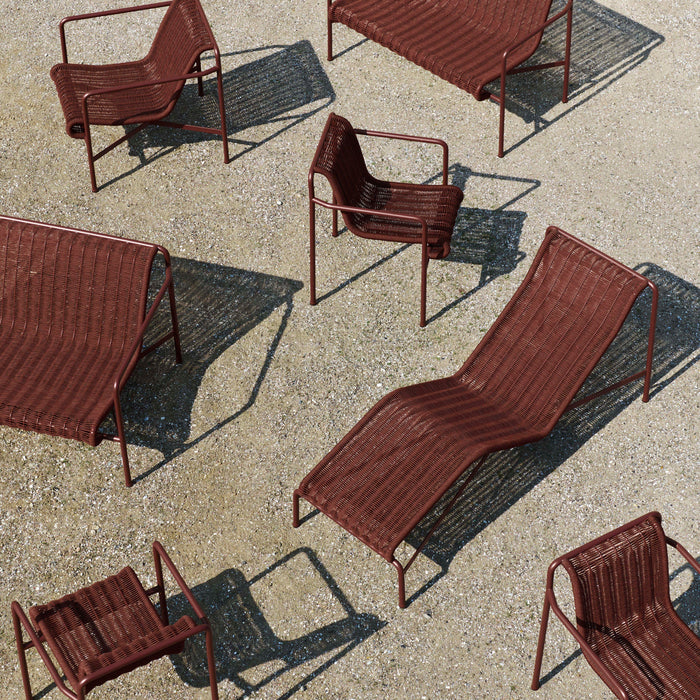 HAY Palissade Cord Tuinstoel - Iron Red
