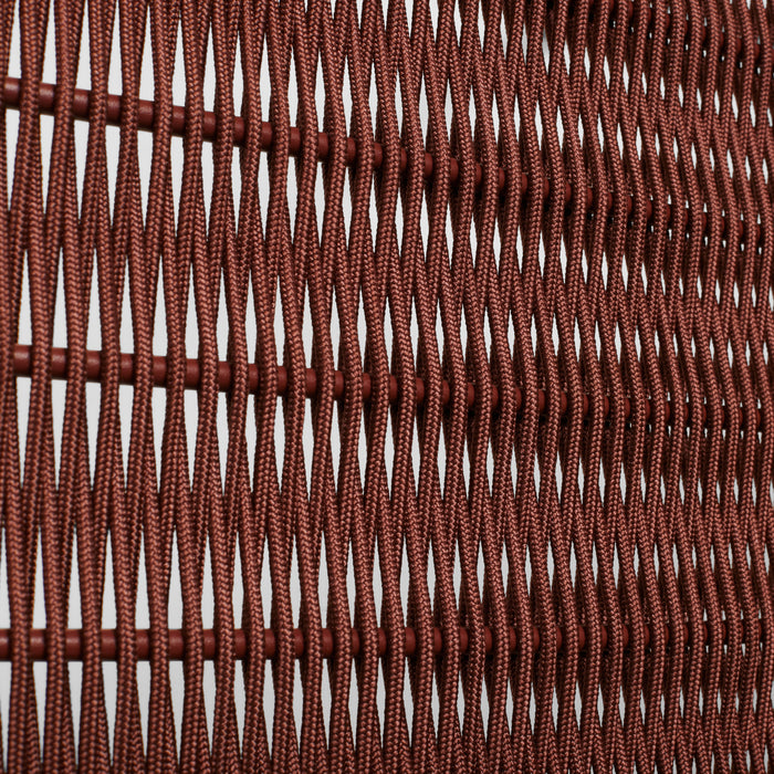 HAY Palissade Cord Lounge Chair Low - Iron Red