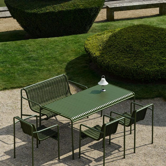 HAY Palissade Cord Tuinbank 2,5-zits met Armleuning - Olijfgroen