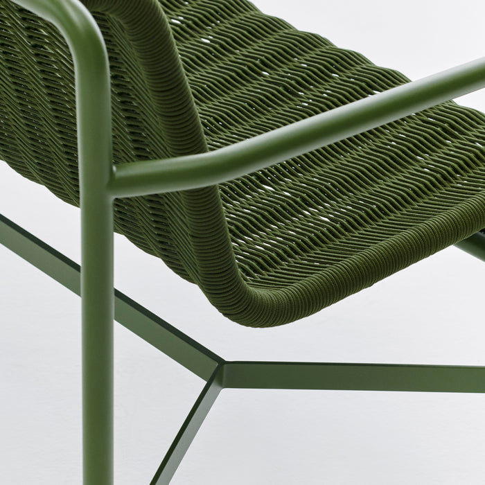 HAY Palissade Cord Tuinbank 2,5-zits met Armleuning - Olijfgroen