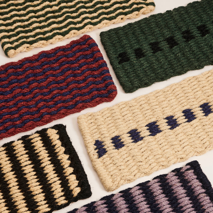 HAY Coco Deurmat - Zwart / Wit