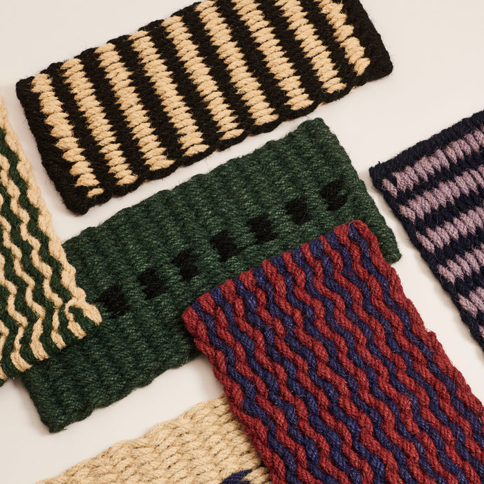 HAY Coco Deurmat - Lavendel / Navy