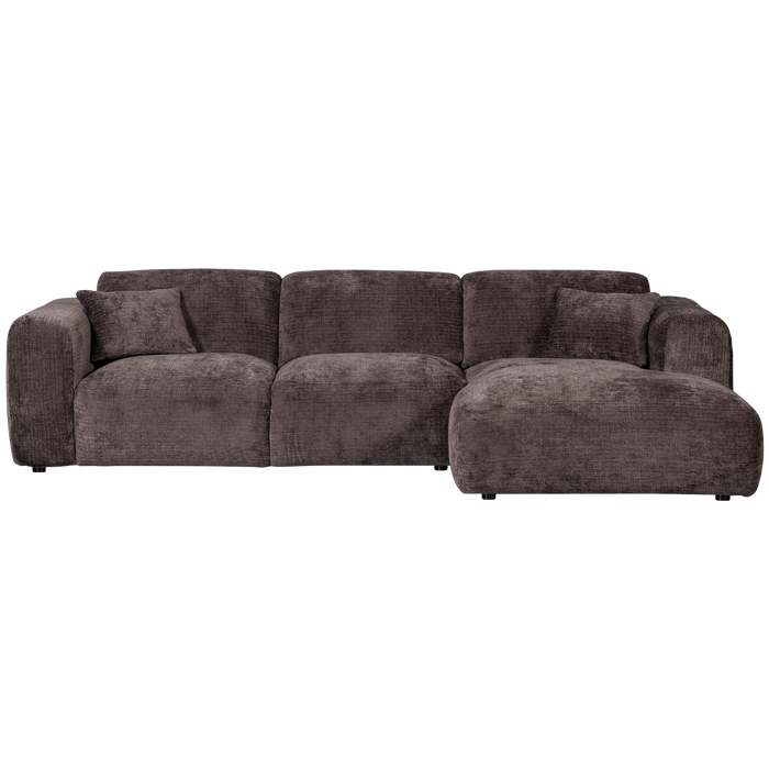 WOOOD Cloud Chaise Longue Rechts - Bruin