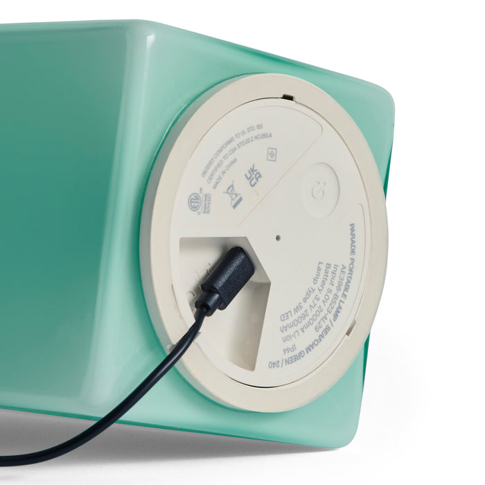 HAY Parade Draagbare Tafellamp H 24 cm - Seafoam Green