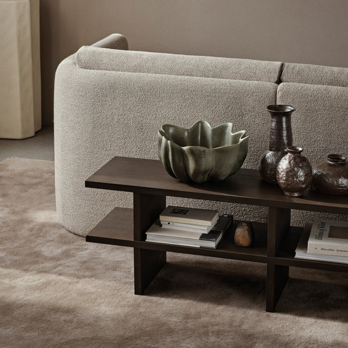 Ferm Living Nium Schaal L - Dark Sage