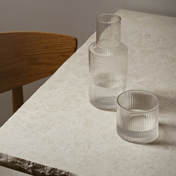 Ferm Living Ripple Karaf Set van 2 - Clear