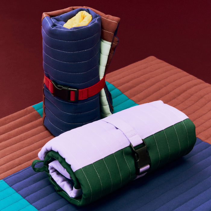 HAY Dogs Travel Blanket - Green / Lavender / Blue