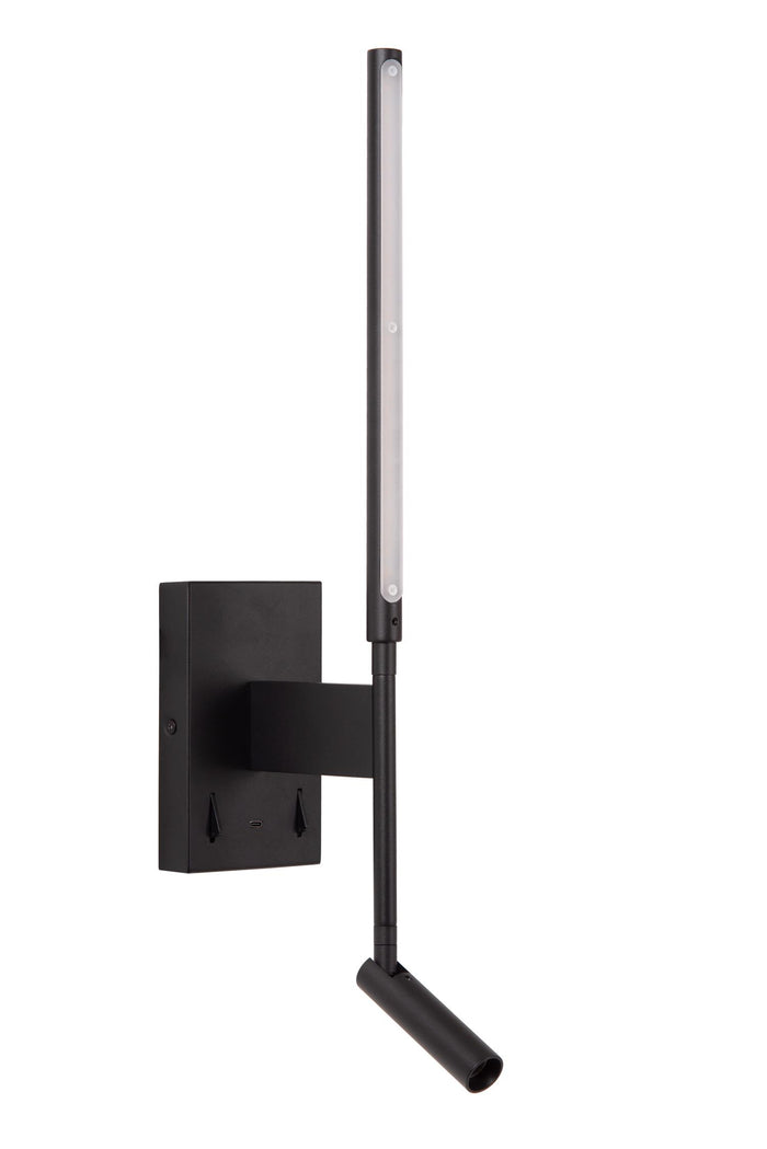 Lucide FINAN Wandlamp - Zwart