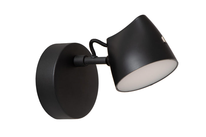 Lucide MILNE Wandlamp - Zwart
