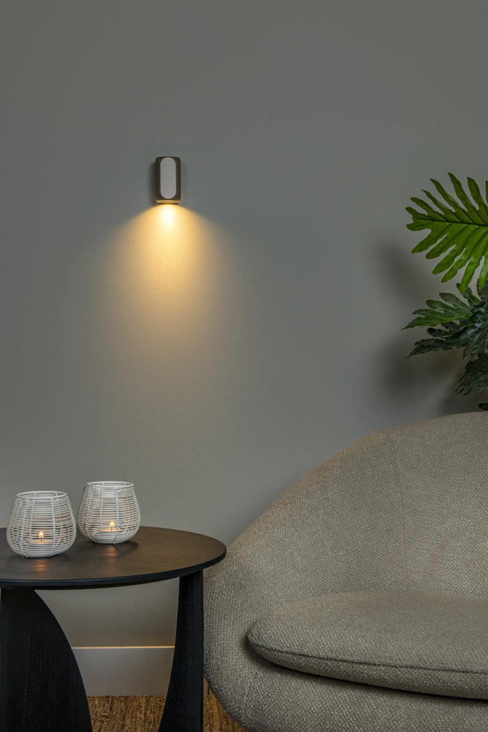 Lucide Premium BRAGA Wandlamp - Koffie