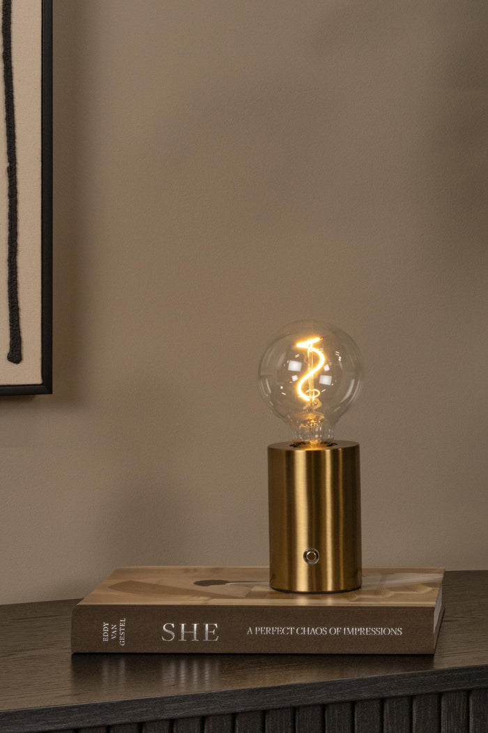 Lucide VIVO Tafellamp - Mat Goud | Messing