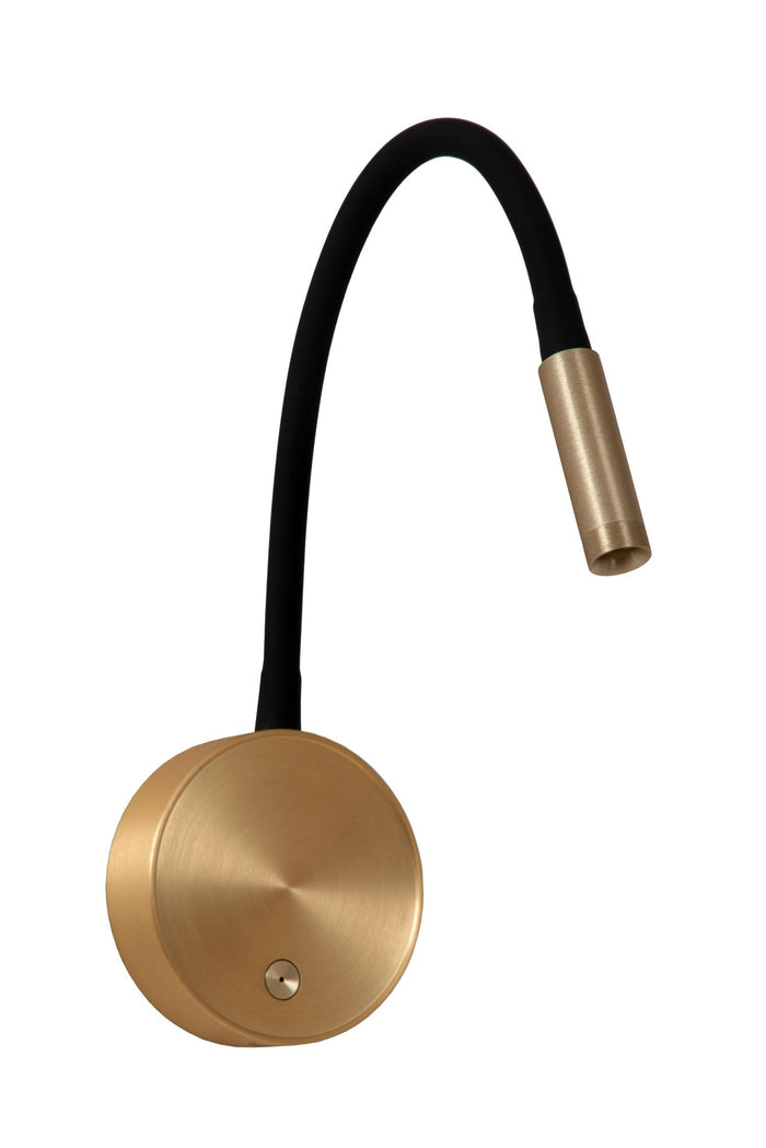 Lucide Premium ASJA Wandspot - Mat Goud | Messing