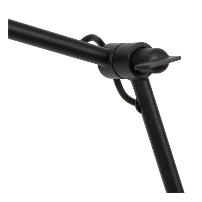 Lucide MILNE Vloerlamp - Zwart