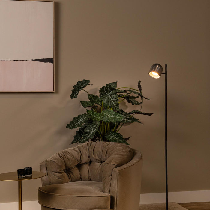 Lucide SKANSKA RECH Vloerlamp - Grijs ijzer