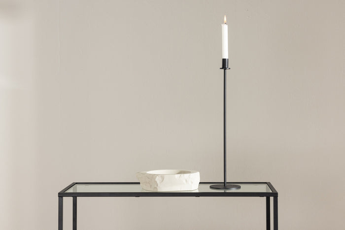 Fjôrd - Sidetable Zwart 30cm - Glas - Bogóta