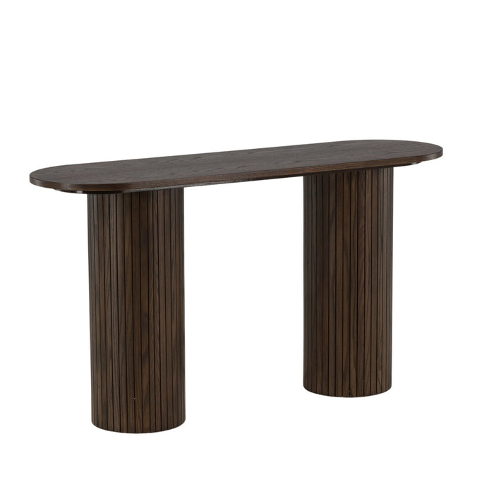 Fjôrd - Sidetable Bruin 130cm - Fineer - Bianca