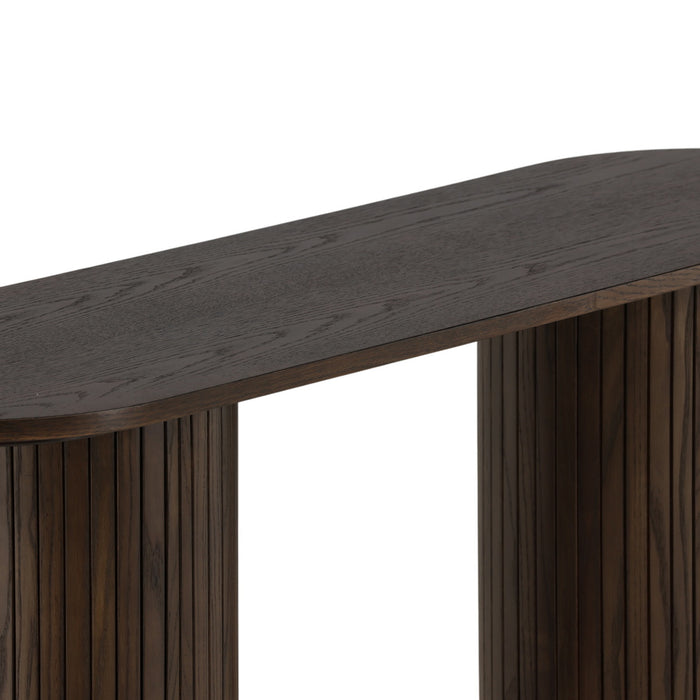 Fjôrd - Sidetable Bruin 130cm - Fineer - Bianca