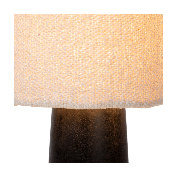 Atmooz Bueno Tafellamp - Ø20 x H56 cm - Zwart Hout