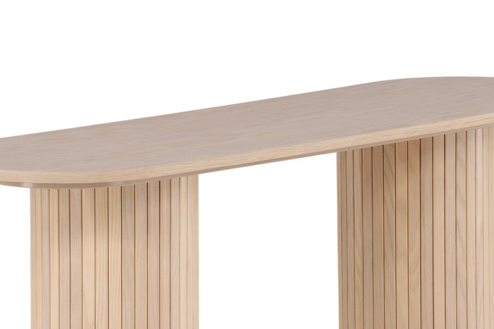 Fjôrd - Sidetable Beige 130cm - Fineer - Bianca