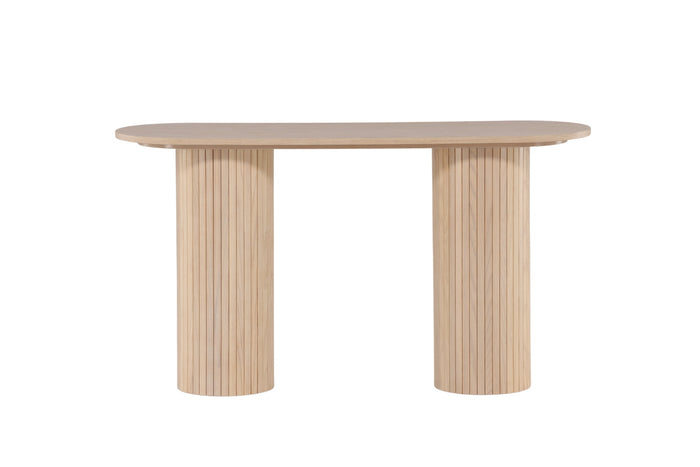 Fjôrd - Sidetable Beige 130cm - Fineer - Bianca