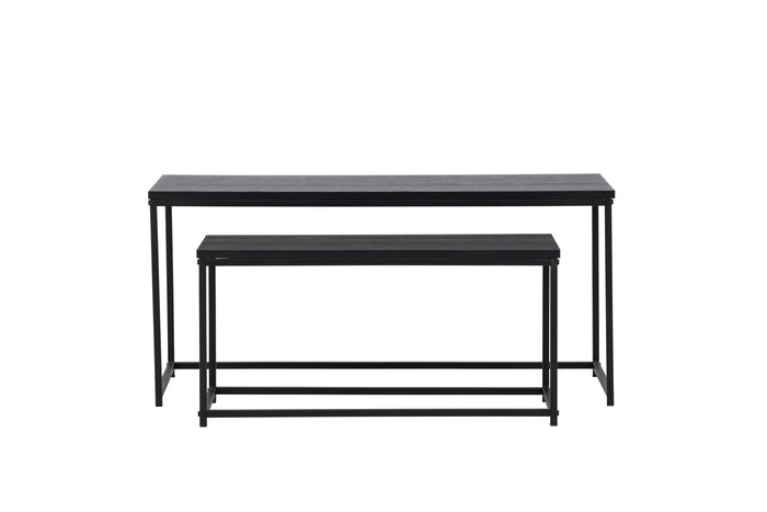 Fjôrd - Salontafel Zwart 100cm MDF - Mallan