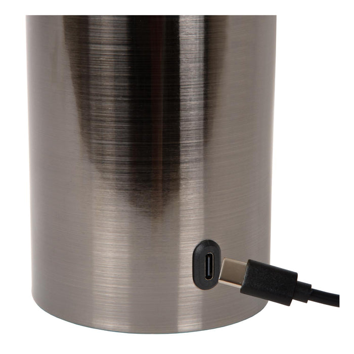 Lucide VIVO Tafellamp - Mat zwart chroom