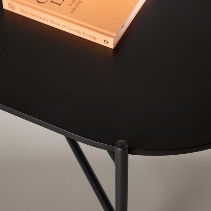 Fjôrd - Salontafel Zwart 120cm - MDF - Pueblo