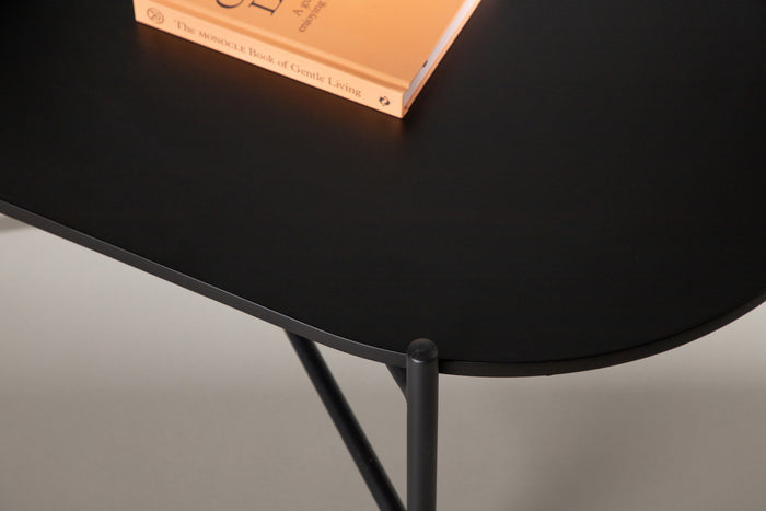 Fjôrd - Salontafel Zwart 120cm - MDF - Pueblo