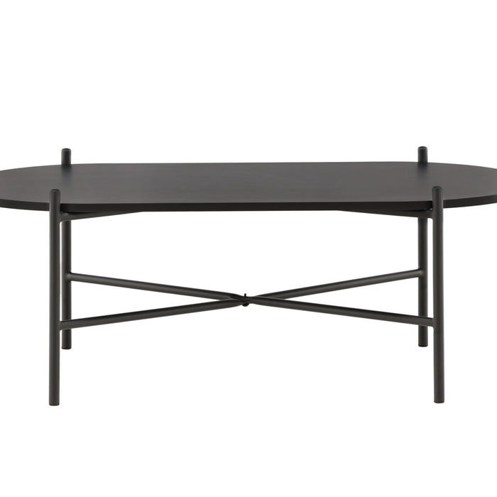 Fjôrd - Salontafel Zwart 120cm - MDF - Pueblo