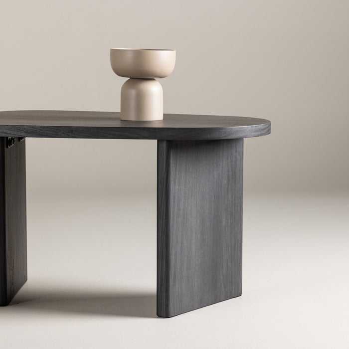 Fjôrd - Salontafel Zwart 70cm - MDF - Grönvik