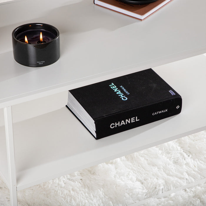 Fjôrd - Salontafel Wit 120cm - Staal