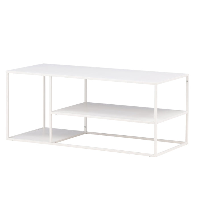 Fjôrd - Salontafel Wit 120cm - Staal